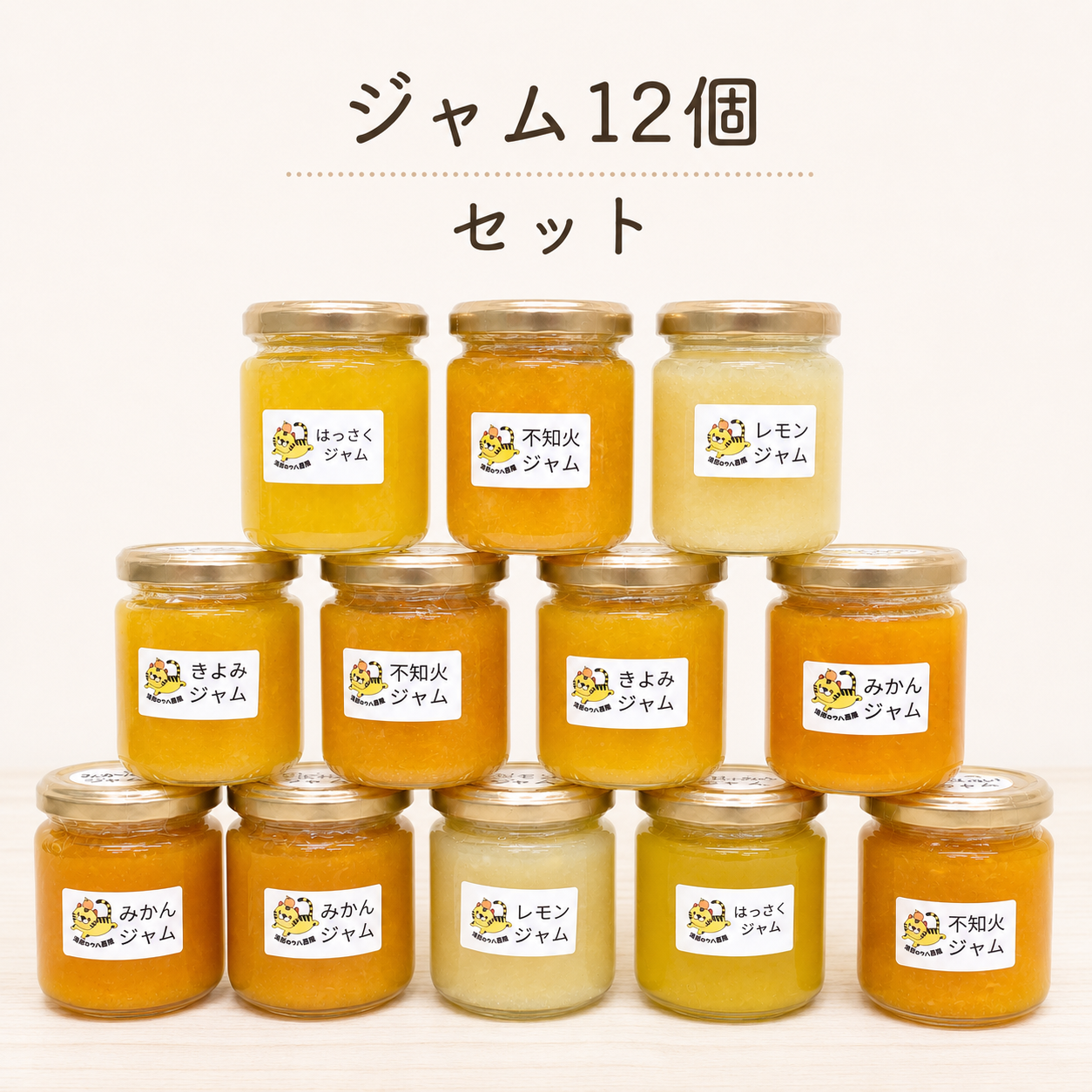 柑橘ジャム140g×12個セット